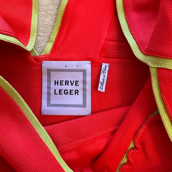 Herve Leger Neon Bandage Dress - Picture 3 of 3